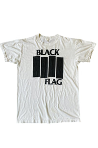 Vintage 1980's Black Flag soft and thin T-Shirt