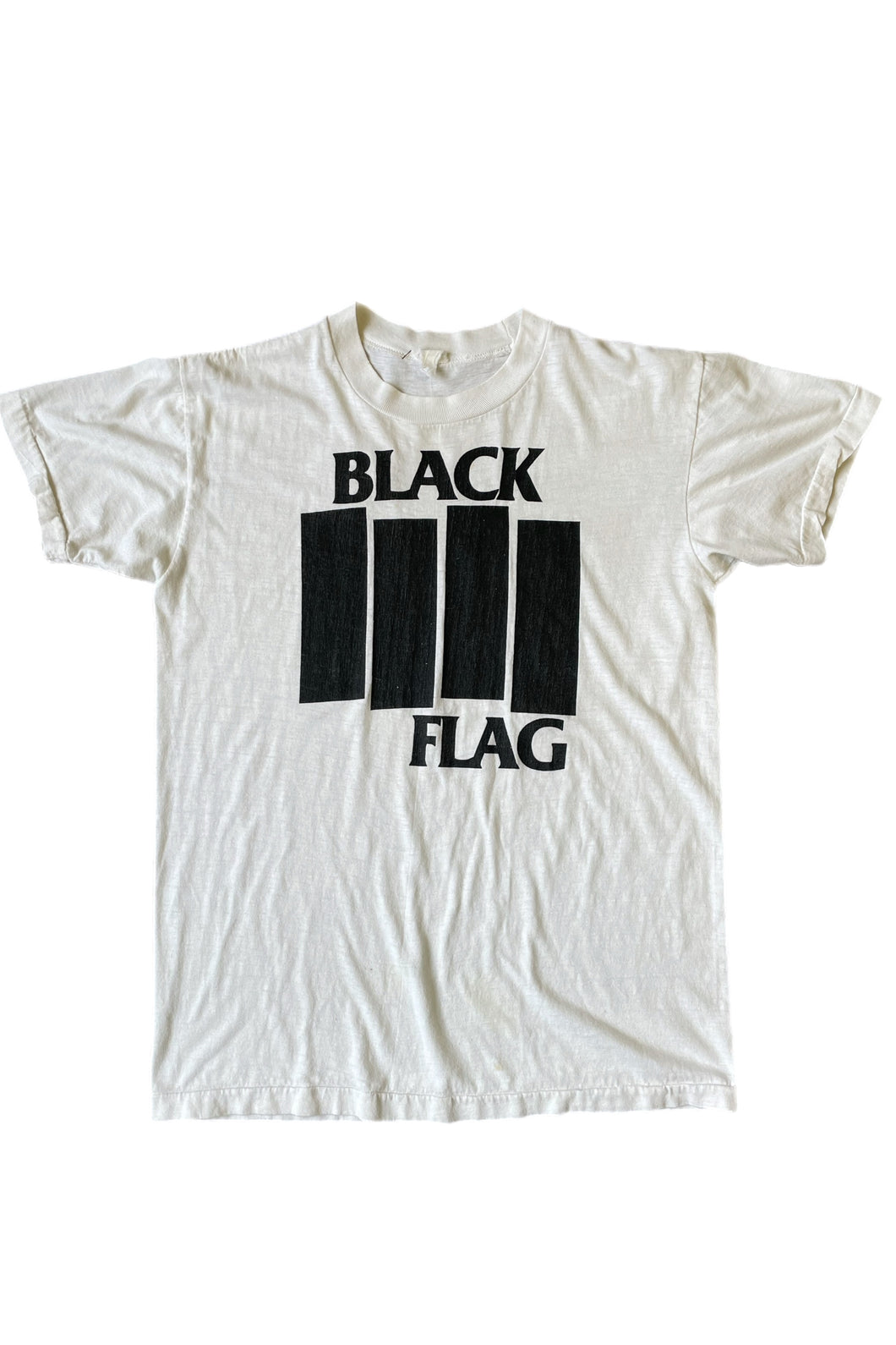 Vintage 1980's Black Flag soft and thin T-Shirt