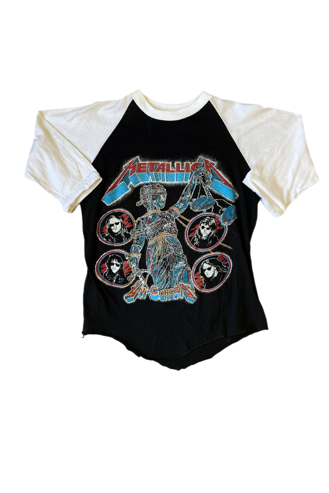 Vintage 1980's Metallica Tour T-Shirt