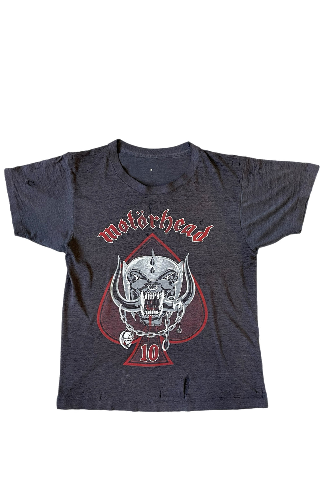 Vintage 1985 Motorhead Distressed Tour T-Shirt
