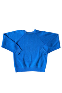 Vintage 1980's Blue soft and thin Sweatshirt
