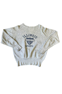 Vintage 1940's Illinois Sports Sweatshirt