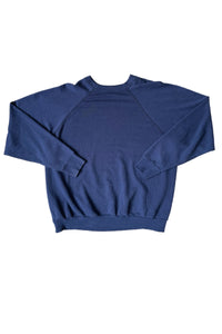 Vintage 1980's Dark Blue soft & thin Sweatshirt